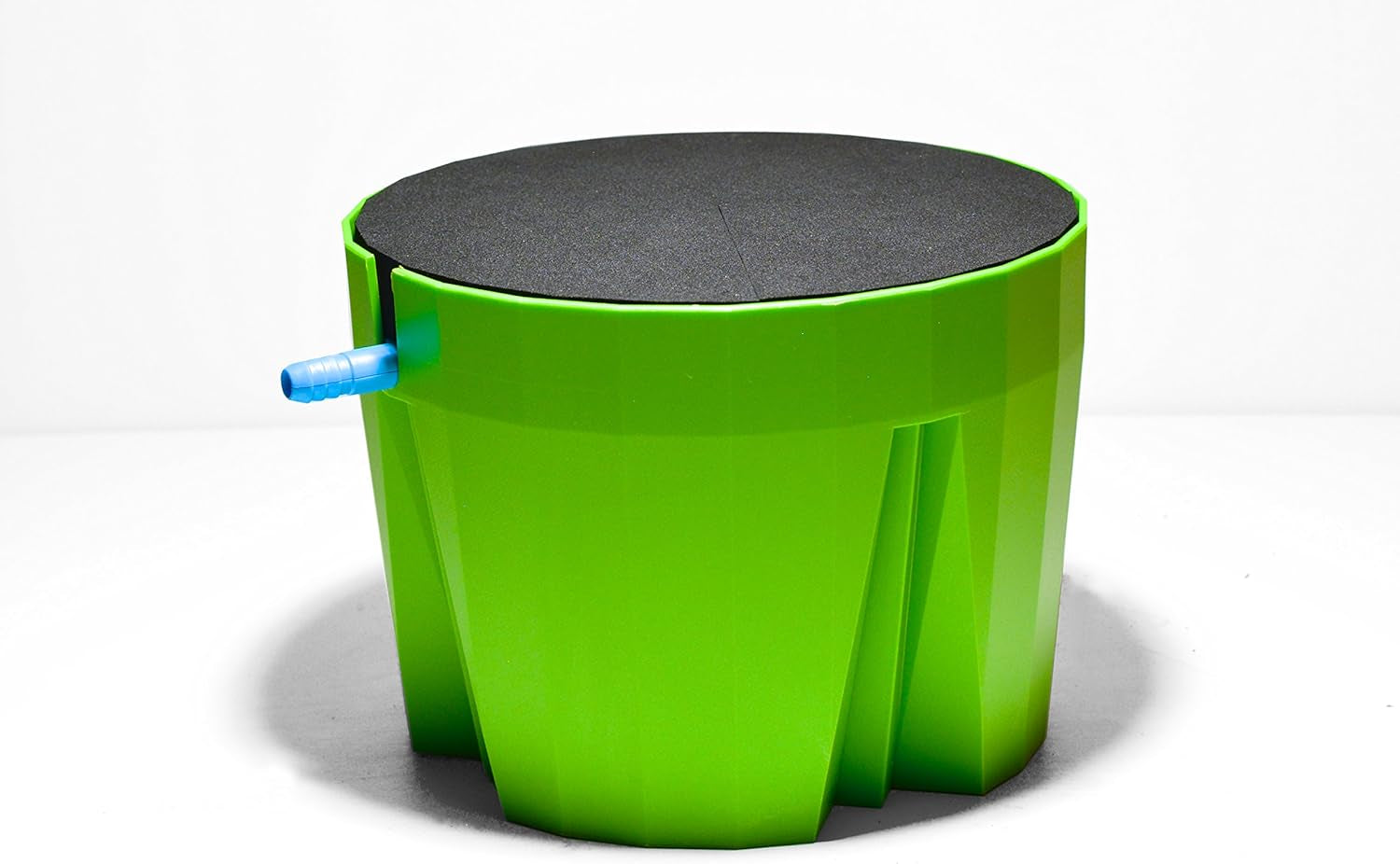 Hydro Farmer, 19-piece pot set Ø 18 cm (green), growing system including 4 pots, 4 watering rings, 4 lids, adapter set and 2 m hose, hydroponics, aeroponics