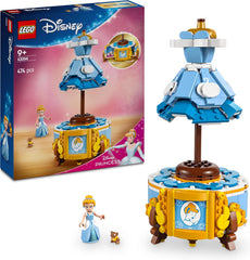 LEGO ǀ Disney Princess Cinderella's Dress, Spielzeug für Jungen und Mädchen ab 9 Jahren - Inkl. EIN Kleiderständer, Cinderella Mini-Puppe und Maus Figur - Kreatives Spielset 43266