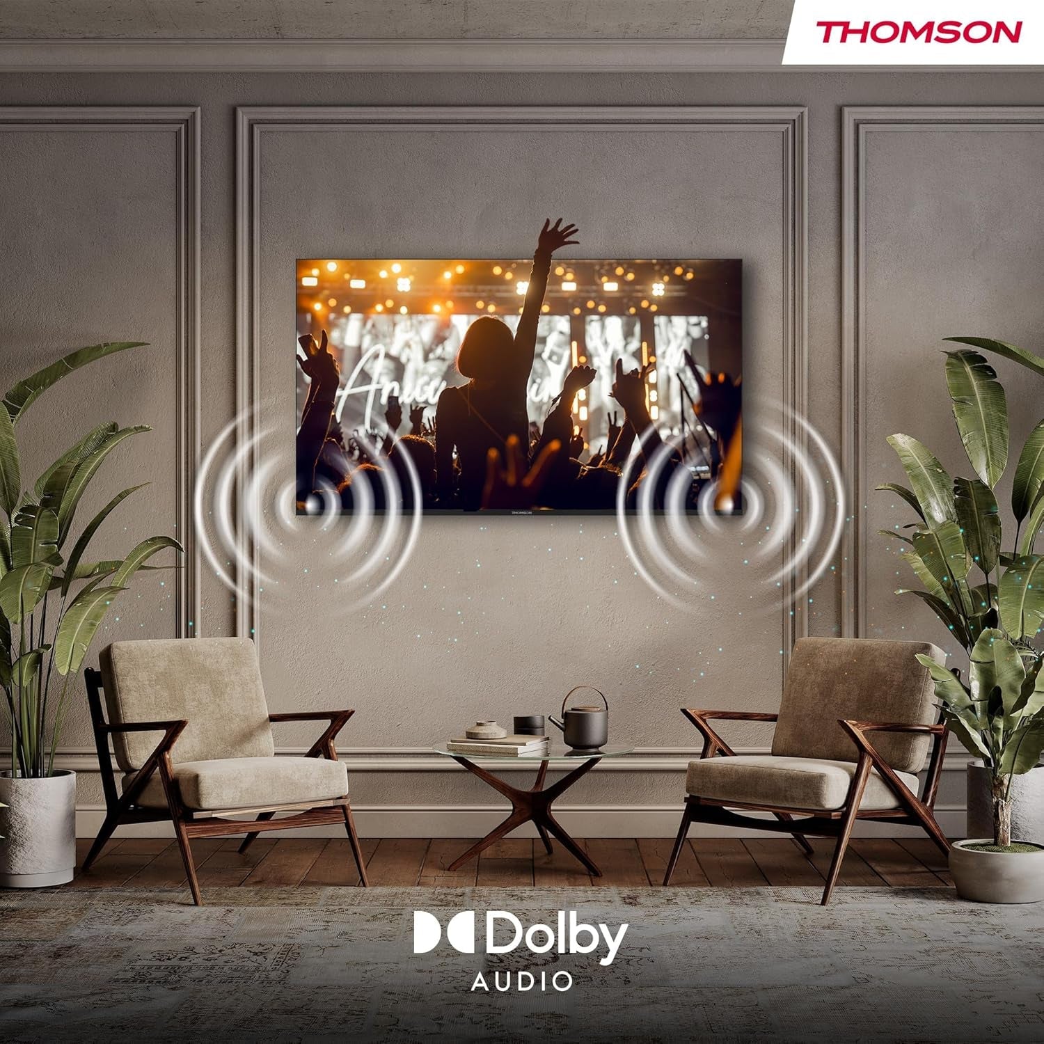 Televizor inteligent THOMSON FHD de 40 de inci (100 cm), Wi-Fi, control vocal, HDR10, Dolby Audio, tuner triplu (cablu/satelit/antenă), HDMI, USB, 1 GB RAM, 4 GB Flash – 40FT2S35