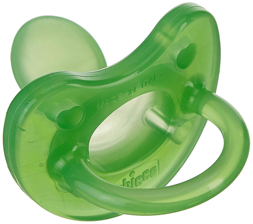 Suzetă Chicco „Physio Soft”, 12 luni+, silicon, 1 bucată, culori asortate