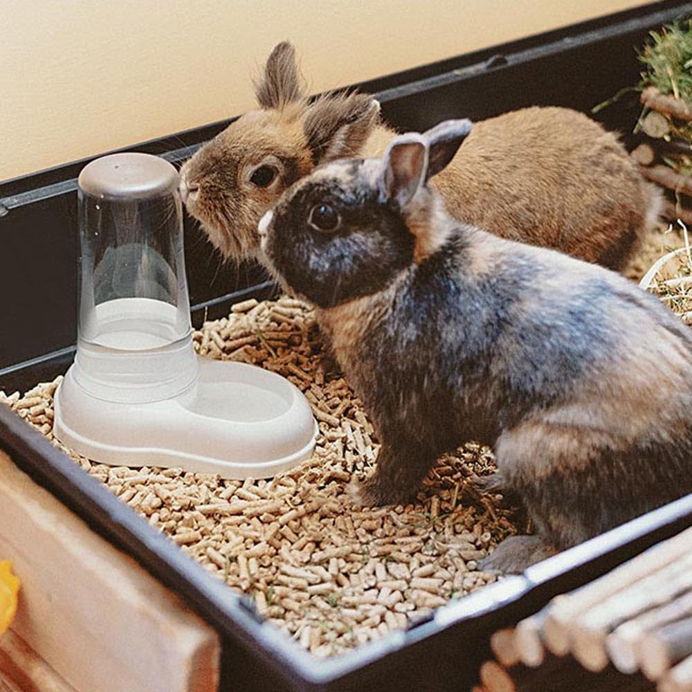 Ferplast Futter- oder Wasserspender für Hunde und Katzen AZIMUT 600 Futtertrog Water 0.6 Liter, Rutschfester Boden, 12.5 x 19 x H 19.5 cm Blue