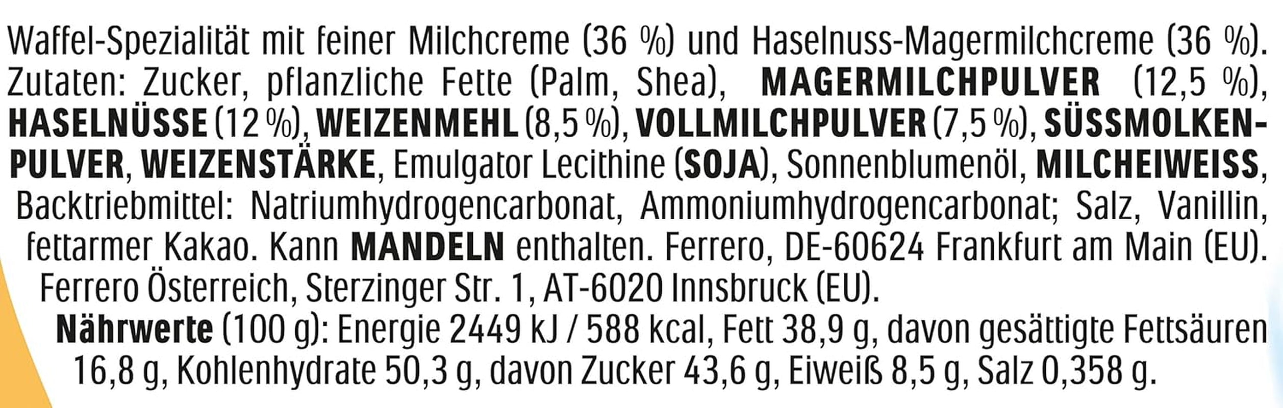 Kinder Happy Hippo Hazelnut - Specialty Crunchy Wafers with Milk and Hazelnut Cream - Carnival and Mardi Gras Sweets - 1 pack containing 5 individual bars of 20.7g each