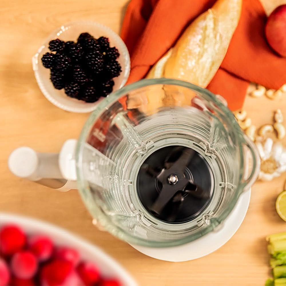 Cecotec Standmixer Grand Katana 2700MAX Total Destroy W. Maximalleistung 2700W, Gegenläufige Technologie, 8-Klingen-Messer Mit Schwarzer Titanbeschichtung, Thermoresistenter Krug 1.8L Mother and Child Naty Shop