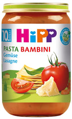 HiPP Pasta Bambini - Lasagna with vegetables, pack of 6 (6 x 220 g)