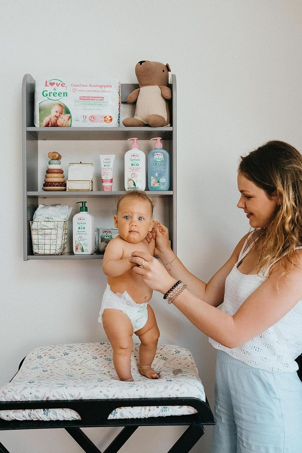 Love & Green, chlorine-free diapers, package for 1 month, size 4 Mother and Child Naty Shop