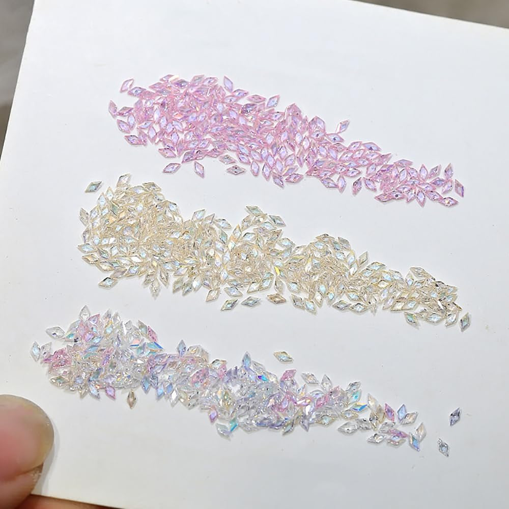 50 de piese mici zirconiu romb sclipici pietre unghii brelocuri culori mixte strasuri sclipitoare farmece unghii mini romb unghii cristale unghii diamante strasuri unghii farmece accesorii unghii nail art