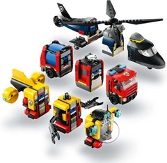 LEGO City Combo Set with Helicopter, Lion Car and Submarine and 3 Minifigures - Buildable Toy Vehicles for Boys and Girls from 7 Years - Birthday and Holiday Gift 60462 Building Sets Besuche den LEGO-Store