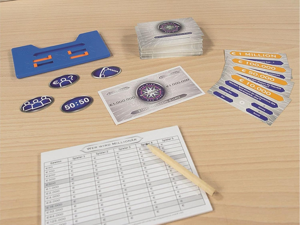 Jumbo Games 19736 Games - Who Wants To Be A Millionaire - 20th Anniversary - Board Game - Ages 12+