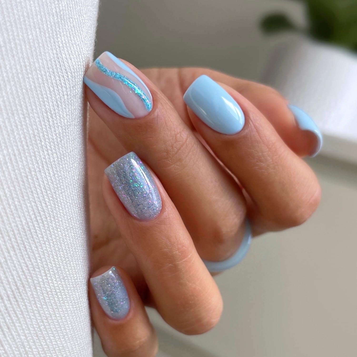 UV Nail Polish Semilac Hybrid 240 Icy Waterfall 7ml, Seaqueen collection