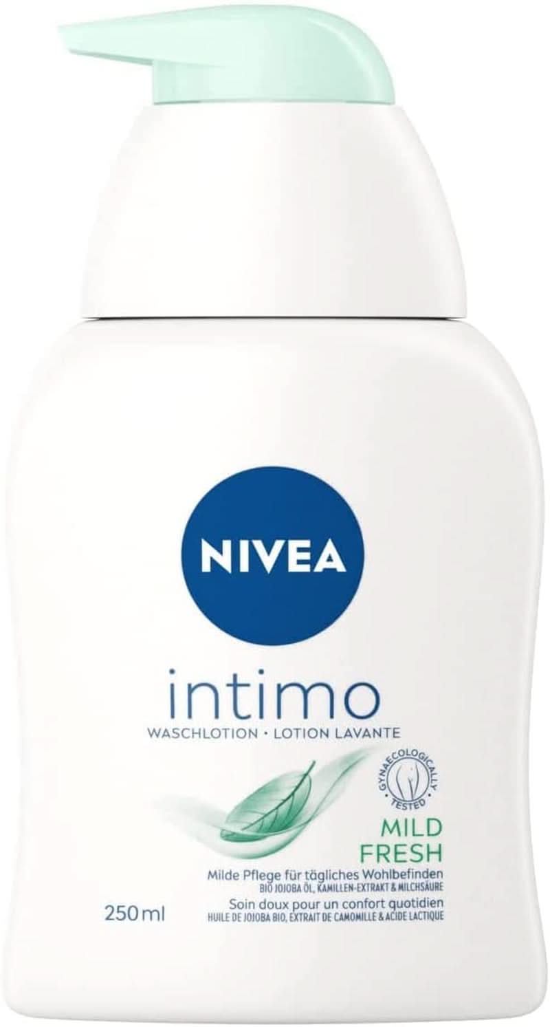 NIVEA, Intimate wash lotion with lactic acid, chamomile extract and organic jojoba oil, 250 ml Shower and bath Naty Shop