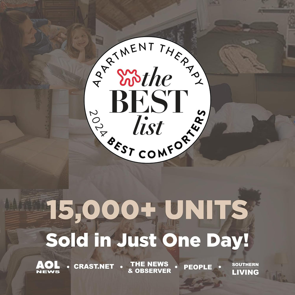 BEDSURE Quilted Quilt Full/Queen (88"X88") White Duvets and Quilts Naty Shop