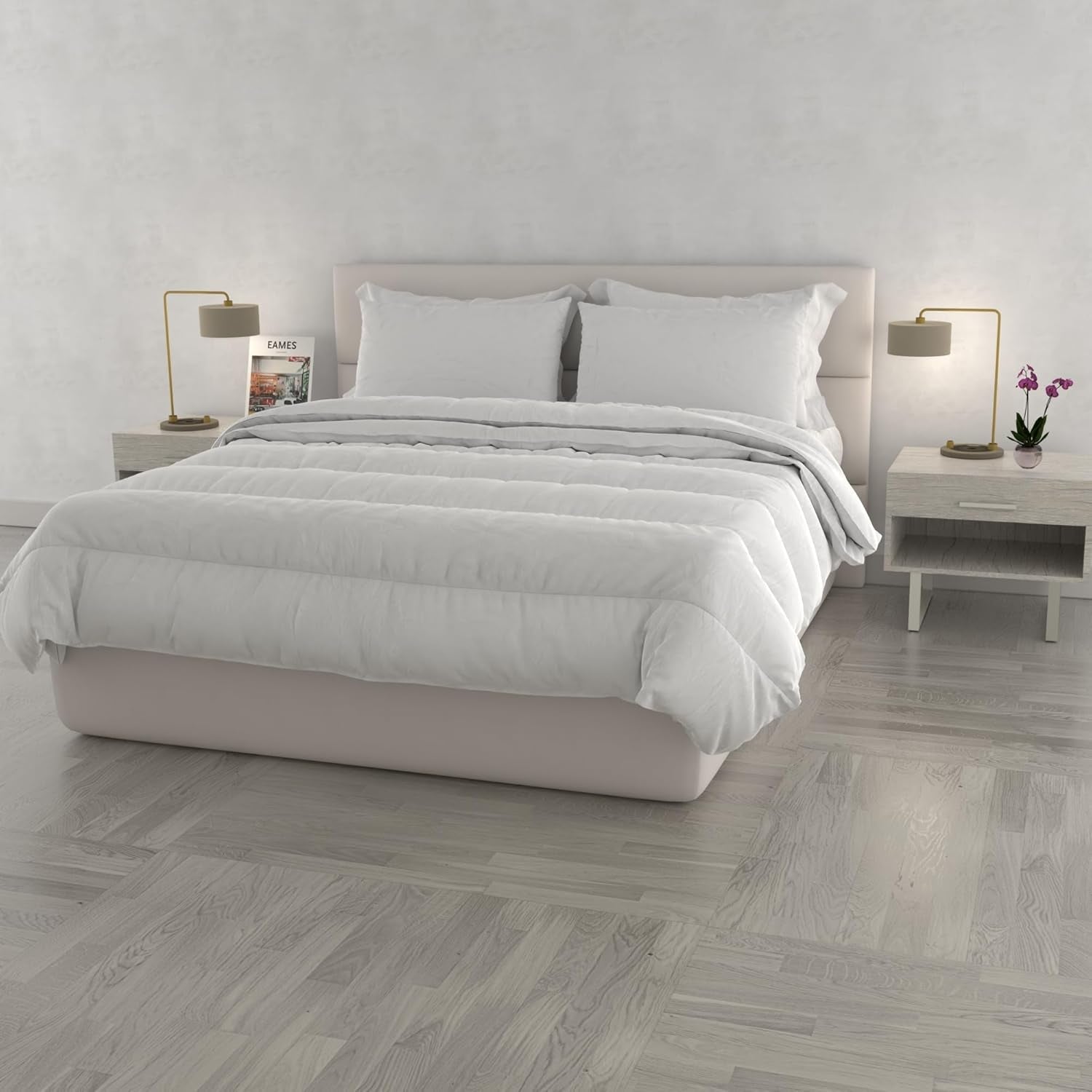 Plapumă Prestige, 4 anotimpuri, Made in Italy, alb, 150 X 200 cm Plapumi si pilote Naty Shop 250X200Cm