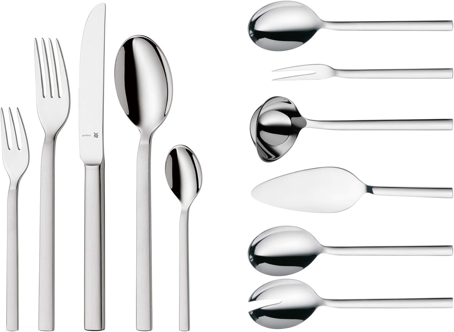 WMF Lyric plus stainless steel cutlery set for 6 people, 30 or 66 pieces Kitchen Naty Shop 66-Teilig