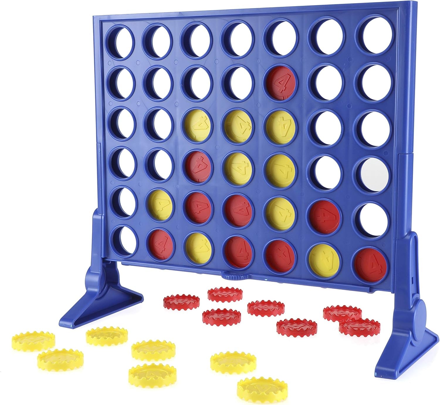 Connect Four strategy game, 2 player board game, endless fun with friends and family, perfect as a party game and for multiplayer fun, gift for kids ages 6 and up