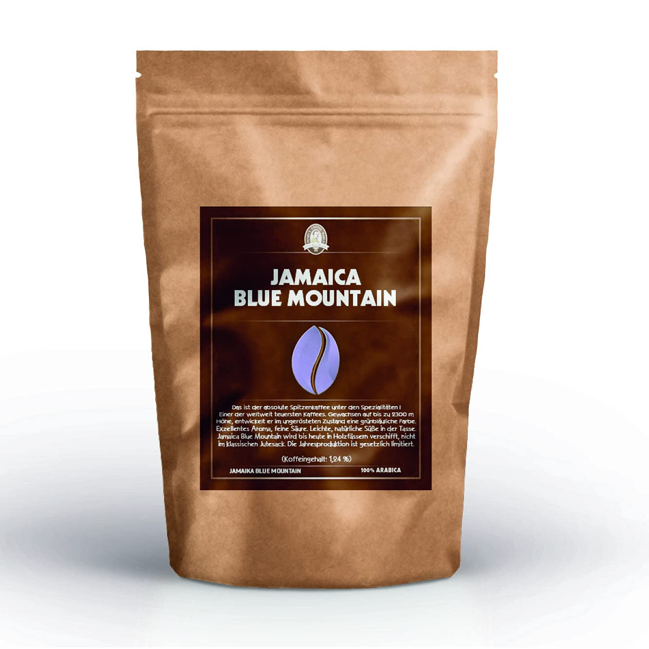 Henry´s Kaffee Jamaica Blue Mountain 250g - Kaffeerarität - exzellentes Aroma - feine Säure - handwerklich geröstet - Premium Kaffeebohnen