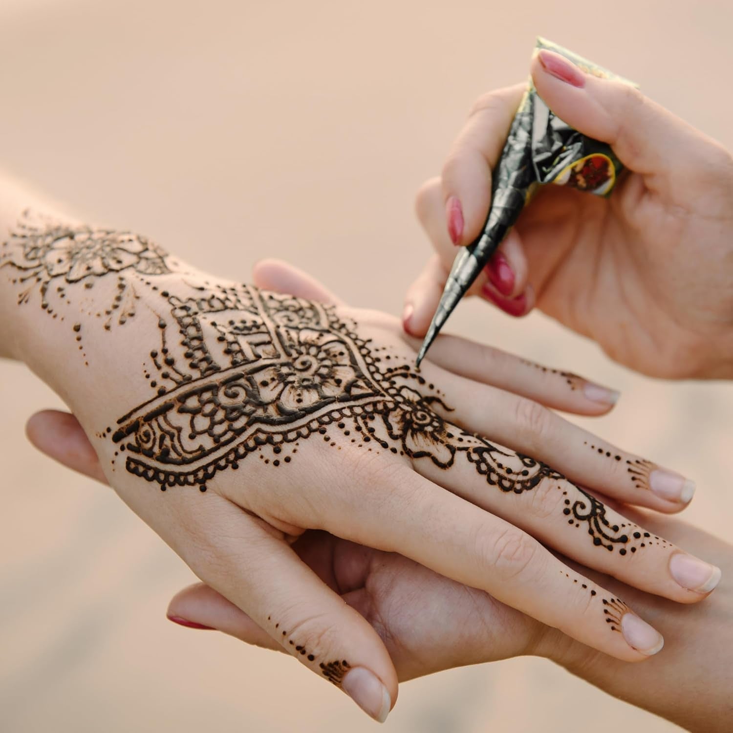 200g Henna Powder - Păr cu reflexie roșie de cupru - Colorarea părului - 100% naturală, pură și fără aditivi | Pulbere fină Vopsea pentru par Naty Shop