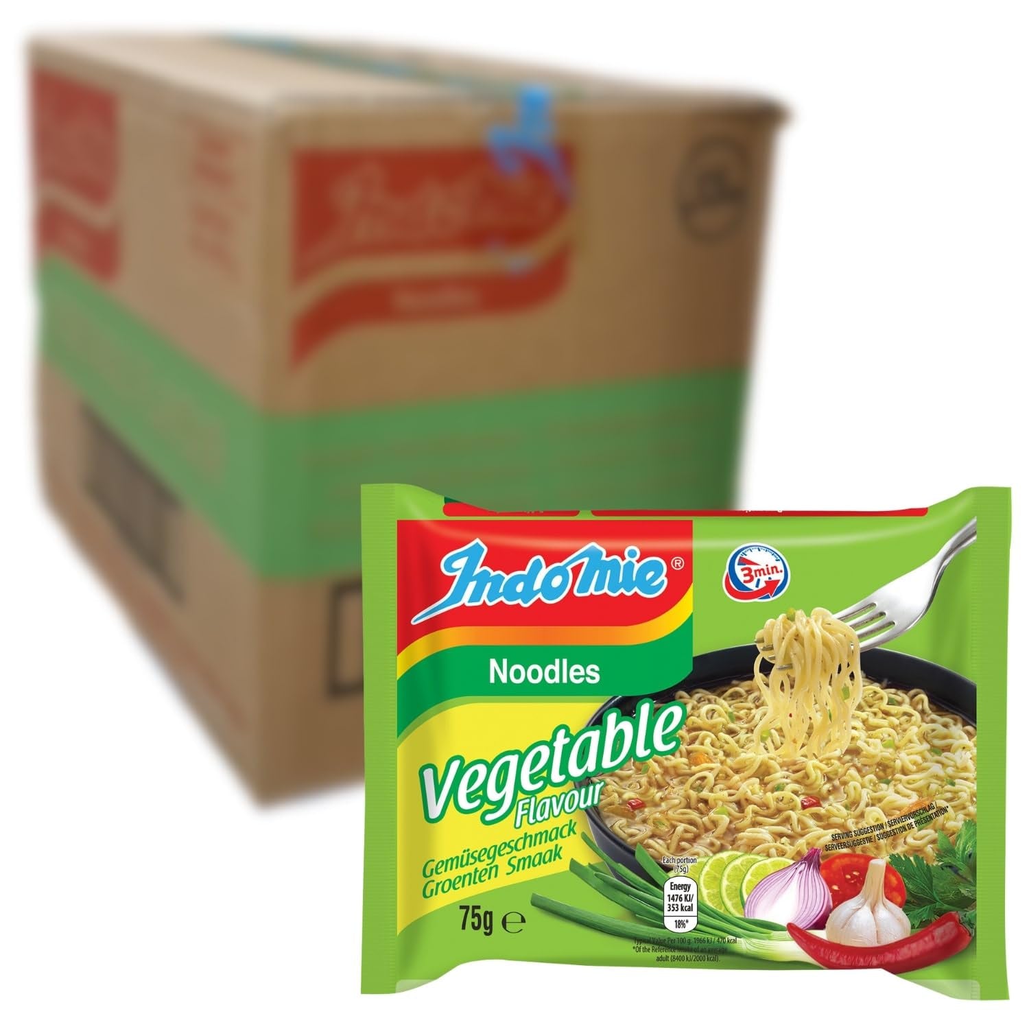 INDOMIE - Instant Mi Goreng Noodles - Multipack (40 x 80g)