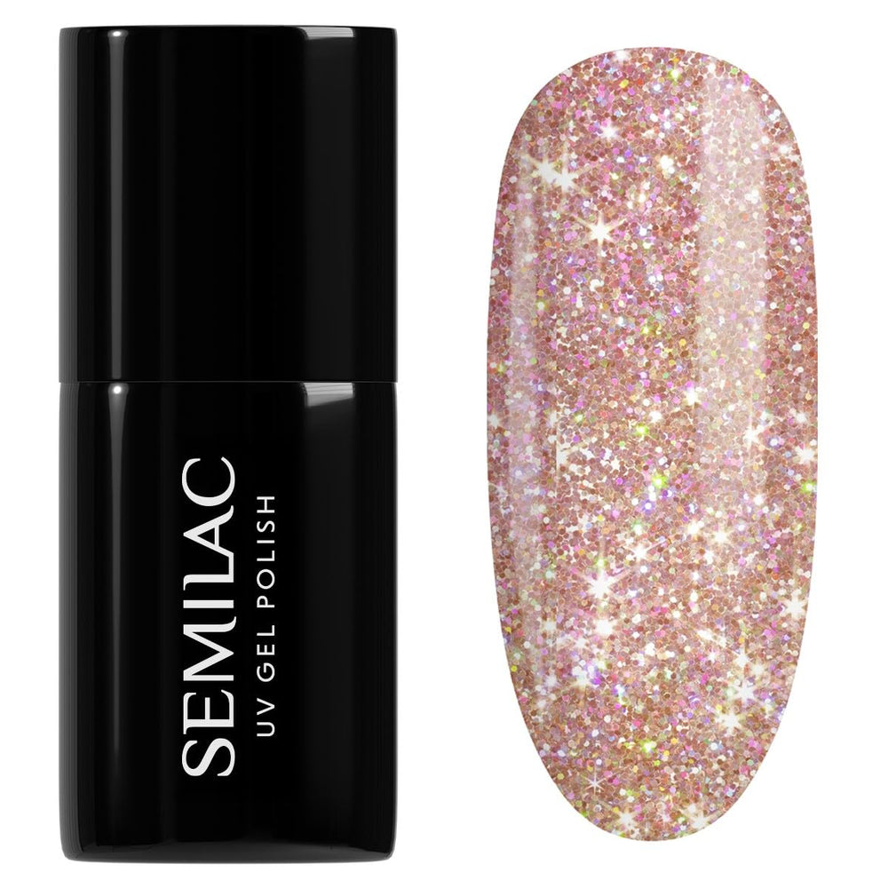 UV Nail Polish Semilac Hybrid 240 Icy Waterfall 7ml, Seaqueen collection