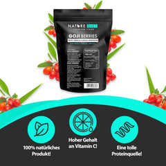 Nature Diet - Goji berries 1000 G | Dried berries Naty Shop dehydrated products