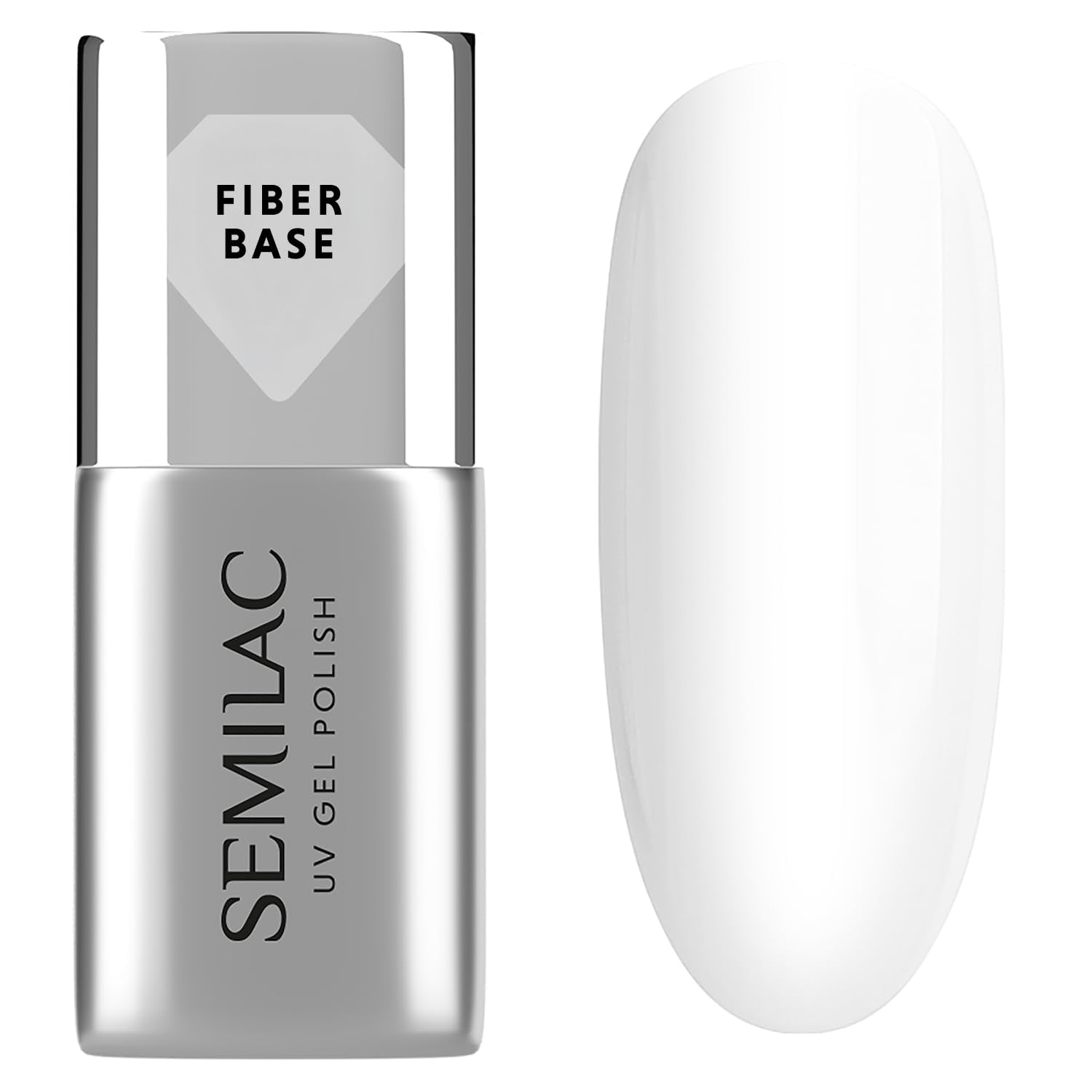 Semilac Pure&Clean UV nail polish base 7 ml – Self-leveling hybrid base for sensitive nails