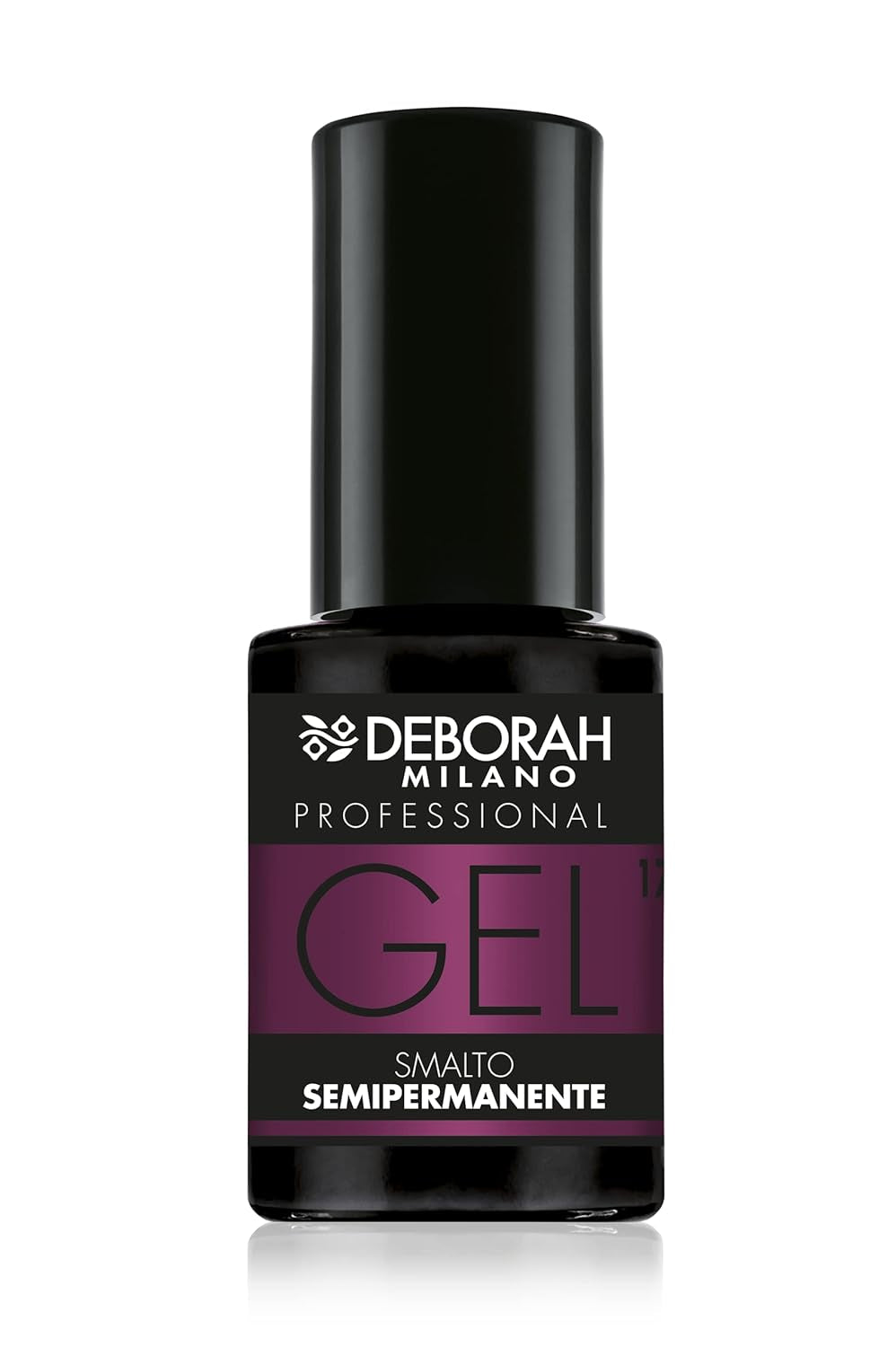 Milano Professional semi-permanent nail polish, no. 21 Burgundy, volumizing effect, long-lasting, for intense and glossy nails, 4.5 ml