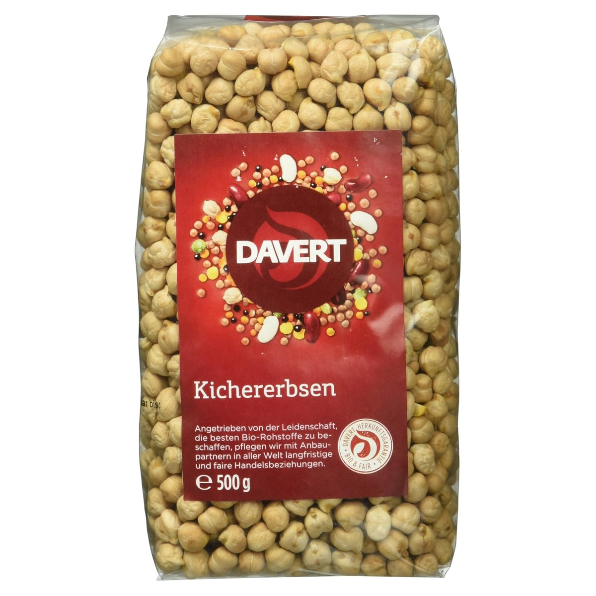 Davert Bio chickpeas, 500 g