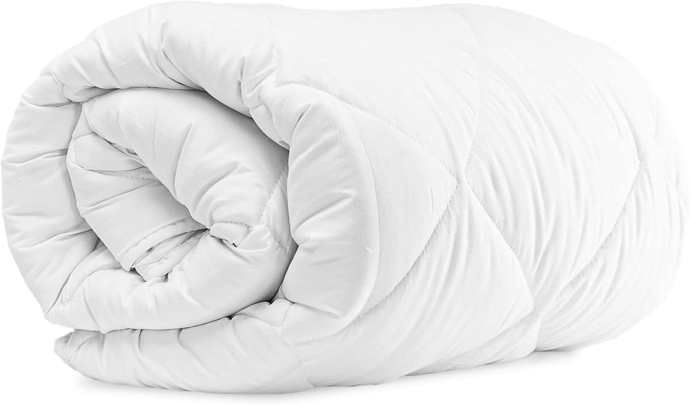 Komfortec Summer Blanket 135X200 Cm, 170Gsm, Thin and light blanket for summer, anti-allergic blanket, white Duvets and quilts Naty Shop 200 X 200 Cm All-season blanket