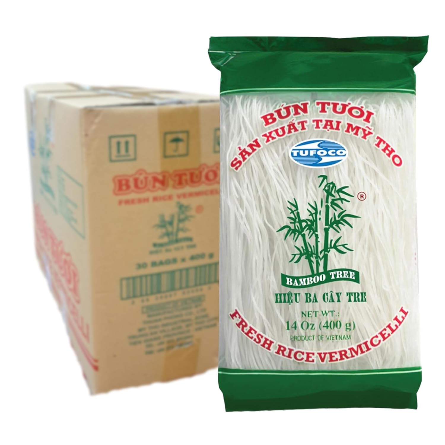 BAMBOO TREE - Fresh rice vermicelli - 1 x 400g