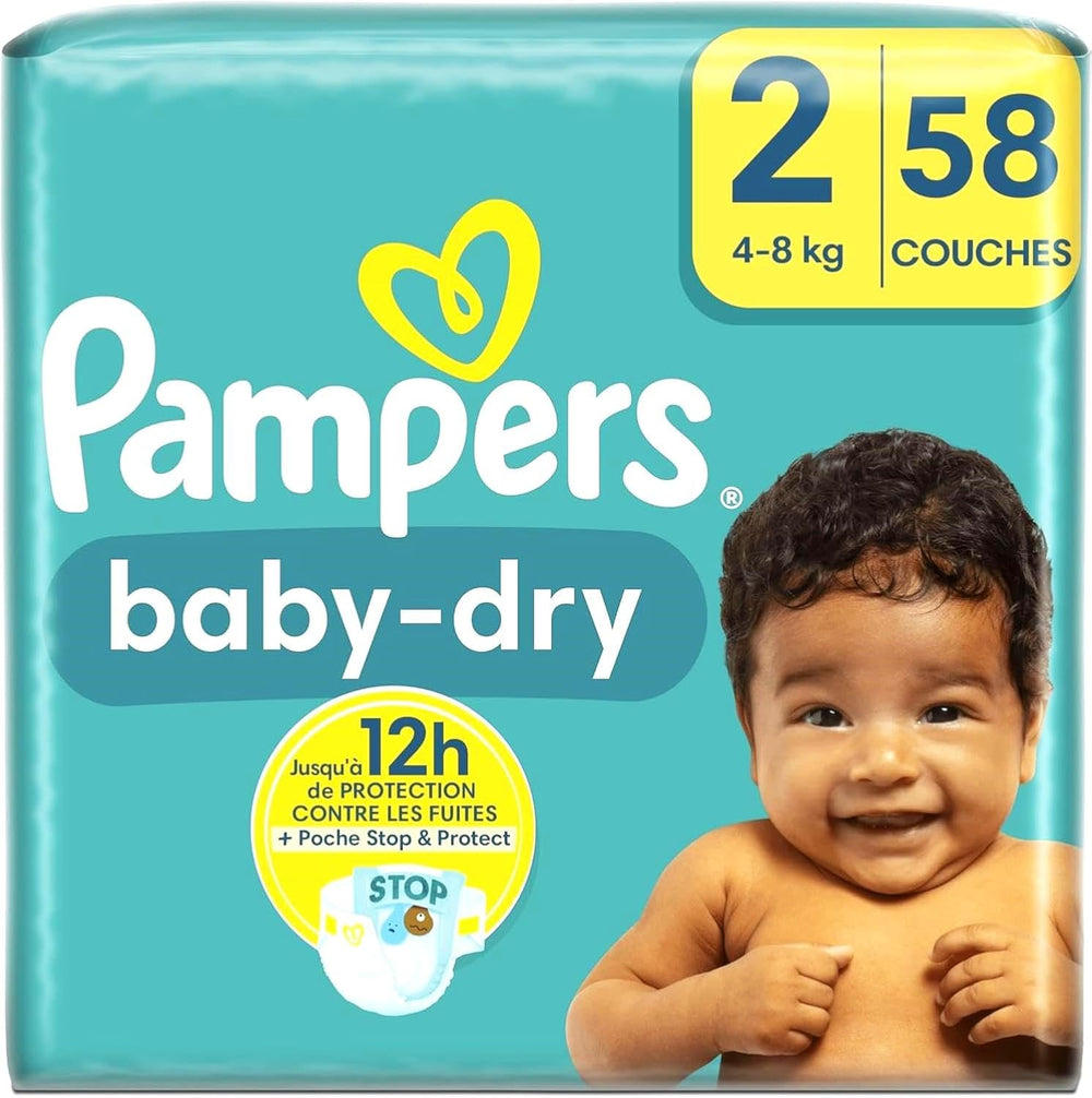Pampers Baby-Dry diapers, size 8, 43 diapers, from 19 kg, Jumbo+ pack
