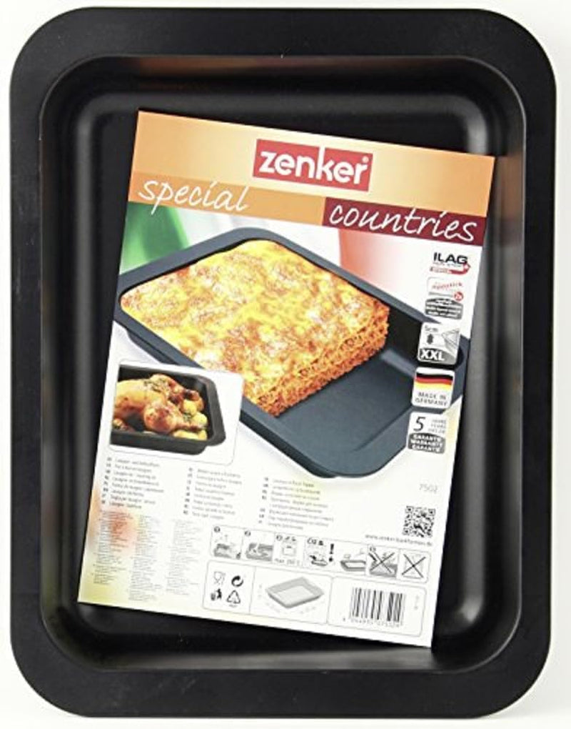 Zenker 7502 Lasagne- Und Auflaufform 32.5 X 25 Cm, ​​Special Countries, Schwarz Molds and baking trays Naty Shop