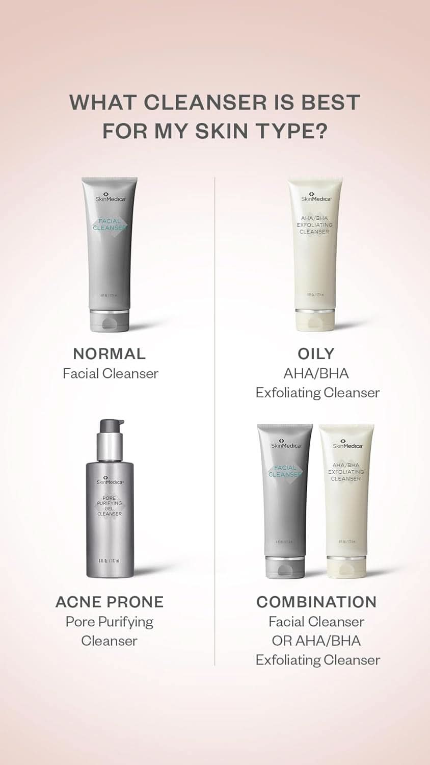 SkinMedica Facial Cleanser - cleansing foam for normal or dry skin and perfect as a Naty Shop cleanser