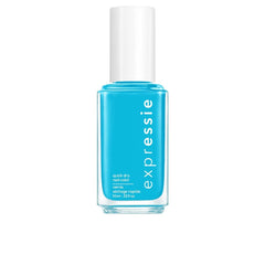 Essie Expressie fast drying nail polish in blue, no. 485, the word on the street, vegan formula without ingredients of animal origin.
