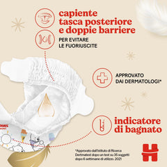 Huggies Extra Care diapers, size 3 (6-10 kg), 2 packs of 40 diapers