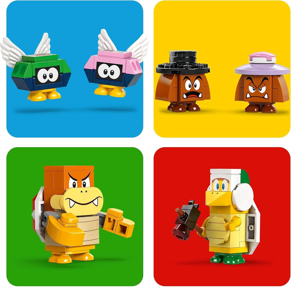 LEGO Super Mario Express Bowser Train Kids Adventure Playset with Hammer Brother 2 Gumbas and 2 Parapunctures Nintendo Gift for Boys Girls Gamers 71437 Building Sets Besuche den LEGO-Store