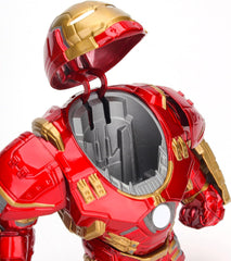 Jada Toys Marvel Figure Hulkbuster & Ironman, Open and Closed Helmet, Collectible Figures, Set, Die-Cast, Red, Size: 6 inch Hulkbuster & 2 inch Ironman Action figures Naty Shop