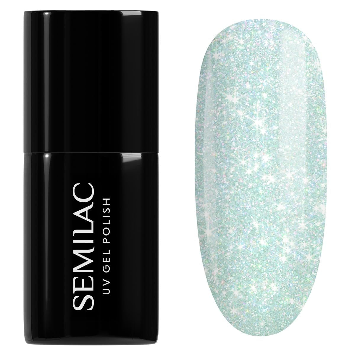 UV Nail Polish Semilac Hybrid 240 Icy Waterfall 7ml, Seaqueen collection