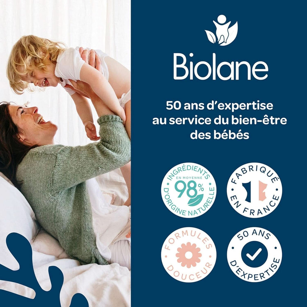 BIOLANE - Baby wipes for face and hands - Hypoallergenic - For sensitive skin Baby Wet Wipes Naty Shop