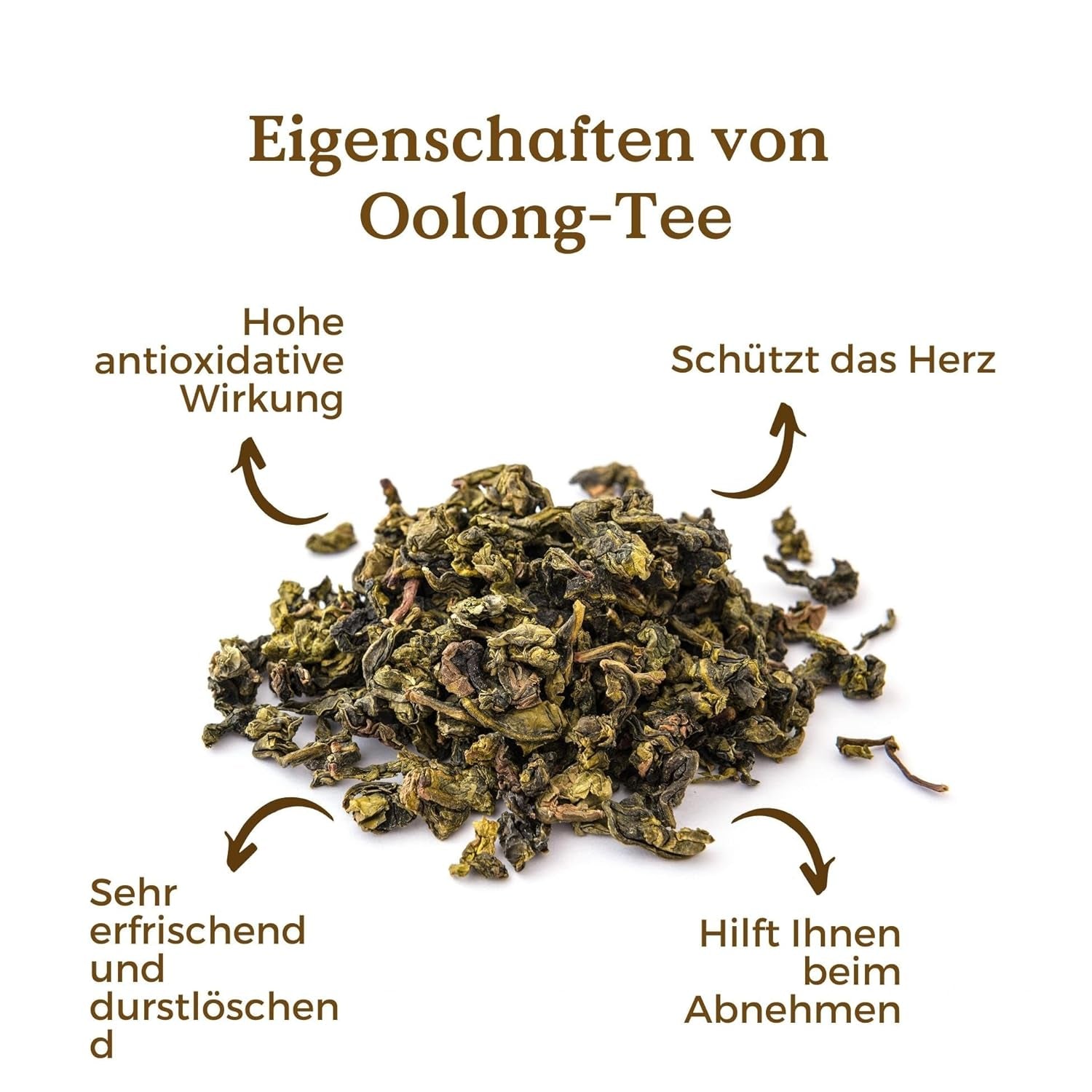 Ceai Oolong Bio 100 G (50 de cești) | Ceai Tie Guan Yin Oolong REPLANTEA