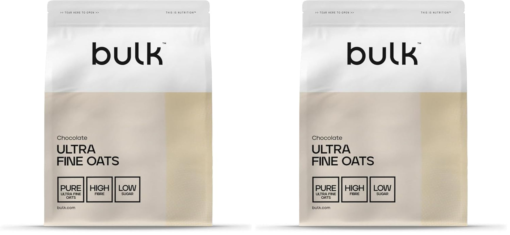 Finely ground oatmeal, loose, 2.5 kg, 50 servings, packaging may vary