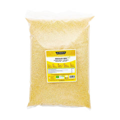 Organic millet 1 kg, organic grains rich in fiber and minerals, yellow millet grains for consumption, ideal package for the family