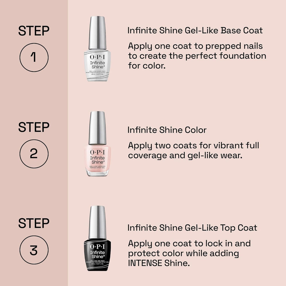 OPI Infinite Shine, ojă de lungă durată, baie cu spumă, 15 ml