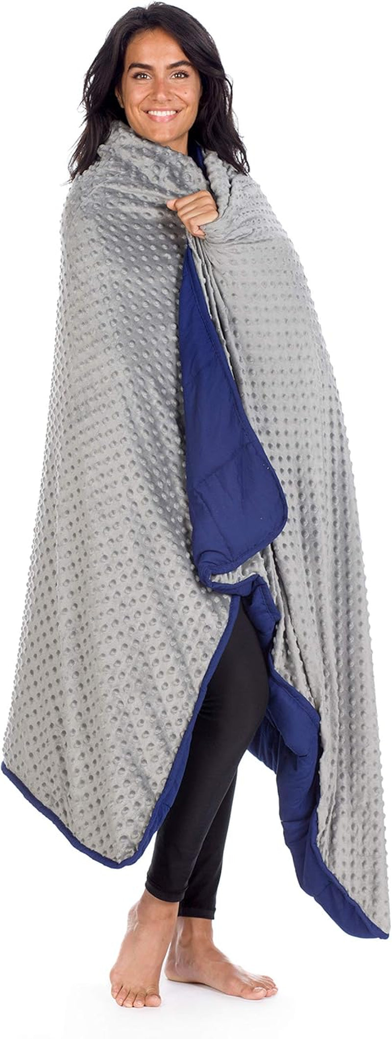 Kanguru Calmya, Pătură ponderată 10,5 kg, Vă ajută să adormiți și să dormiți mai bine, Potrivit pentru persoanele cu o greutate corporală de peste 90 kg Plapumi si pilote Naty Shop