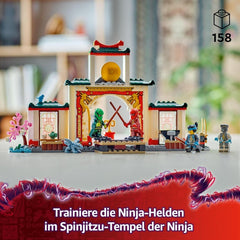 LEGO NINJAGO Spinjitzu Ninja Temple - Playset with 4 minifigures and 1 dragon figure - Building set - Christmas or birthday gift for boys and girls from 4 years 71831 Building sets Besuche den LEGO-Store