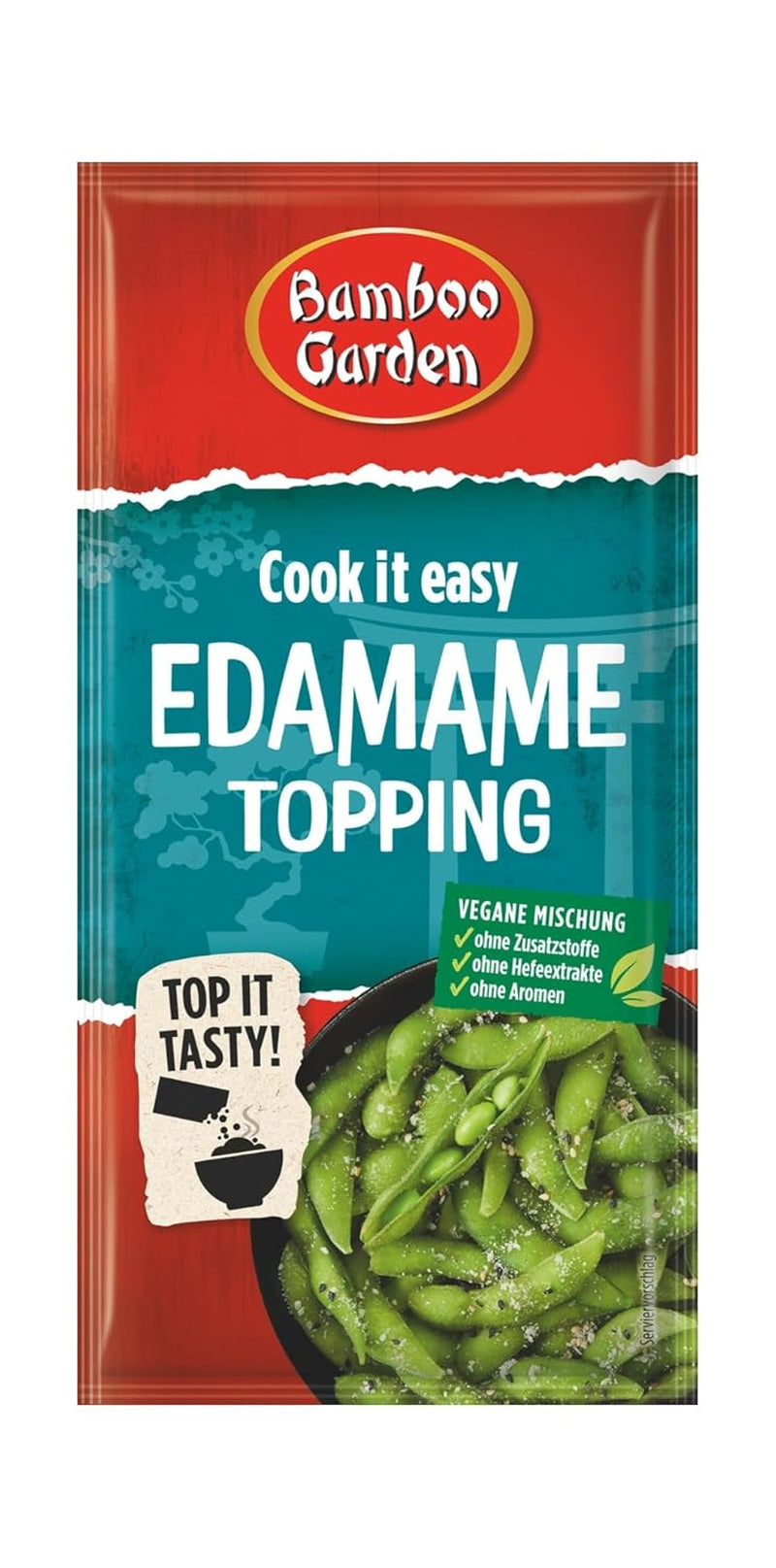 Bamboo Garden - Edamame Topping | Sesamtopping zum Verfeinern von Edamame Gerichten | Vegan, natural ingredients | 15 g in Bag