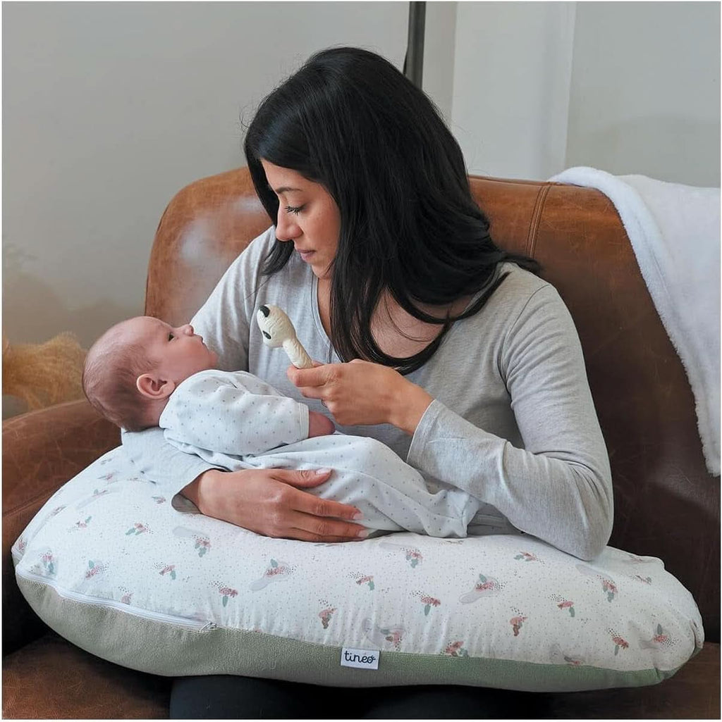 Pernă de sarcină - Pernă de alăptare - Pernă multifuncțională 2 în 1 - Husă detașabilă 78 X 44 cm Accesorii Hrana si Alaptare Bebe Naty Shop