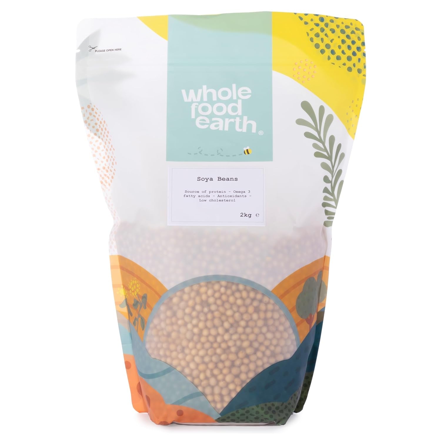Wholefood Earth soy - non-GMO - natural - vegan - dairy-free - no added sugar 1 kg