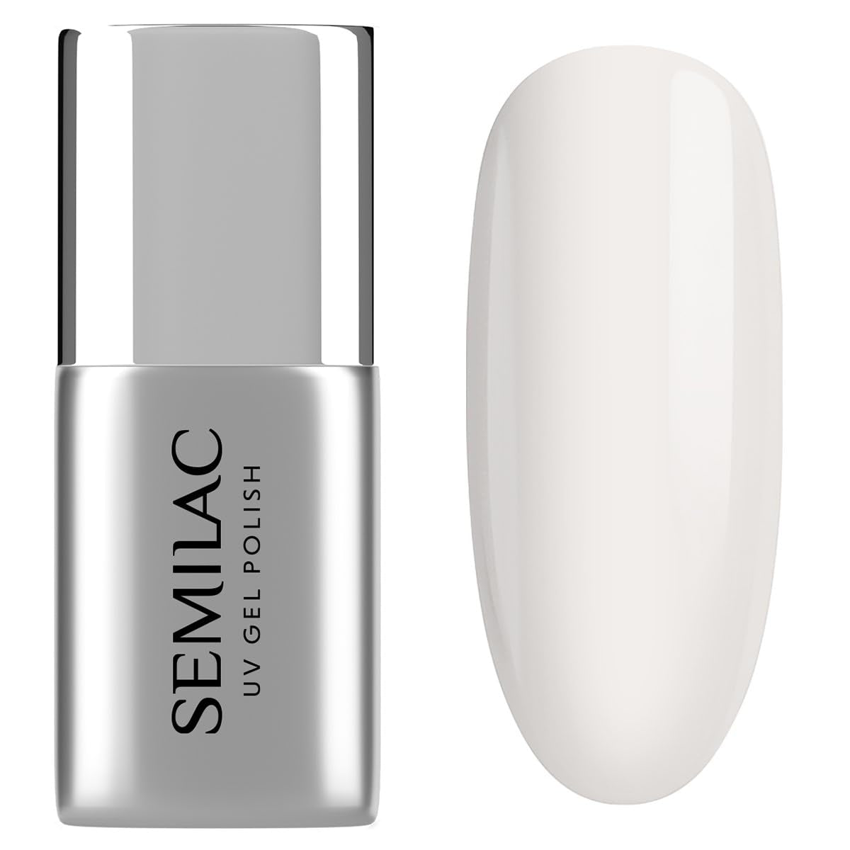 Semilac Top Coat Nail Polish 7ml, Innovative, UV/LED, Hybrid Nail Polish, Glossy Finish, Protects, Transparent