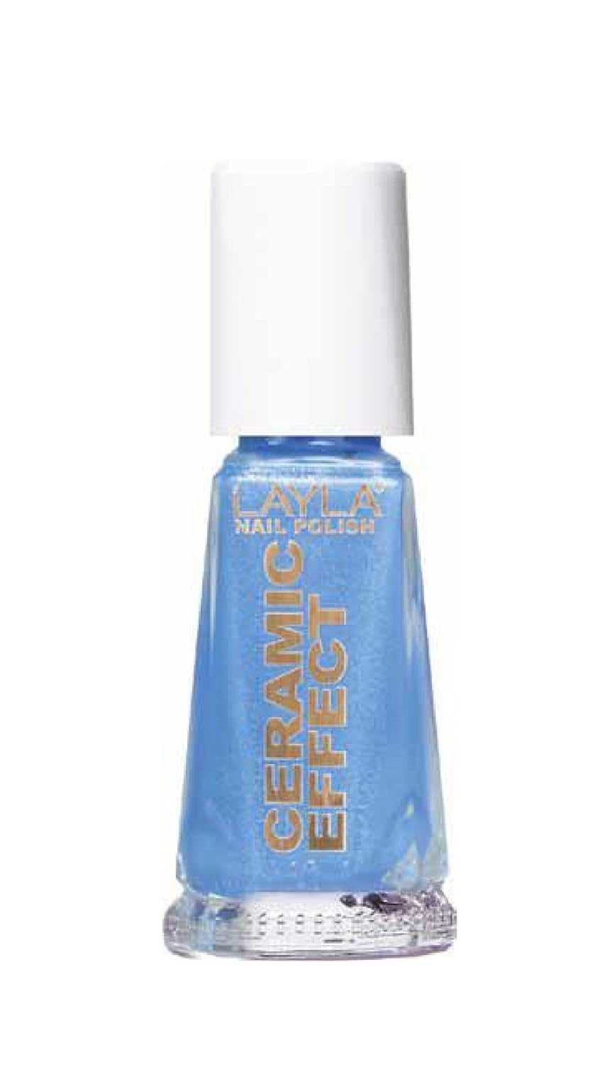 Cosmetics 1243R23-109 Ceramic Effect Nail Lacquer - orange fluo, 1er pack (1 x 0.01 l)