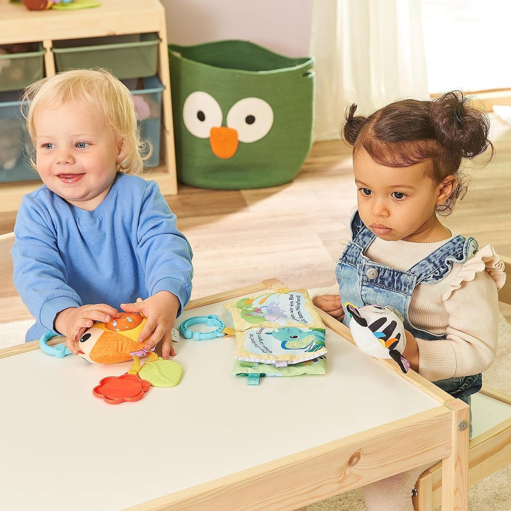 VTech Baby - Set cadou Baby's Animal Friends - Set de jucării cu carte din material textil, pasăre cântătoare și zornăitor zebră - Pentru copii cu vârsta cuprinsă între 0-24 luni Jucarii Bebe Naty Shop