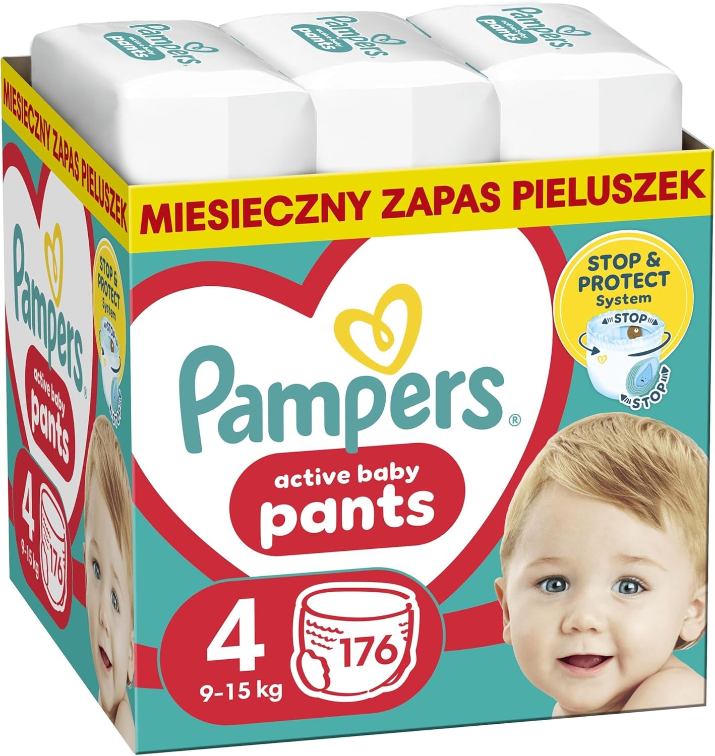 Pampers (Old Version), Pants Boys/Girls 4 176 pcs.